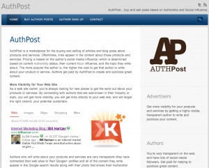 authpost home page