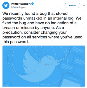 twitter password bug
